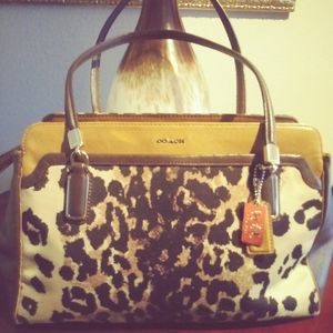 Coach Animal Print Satchel